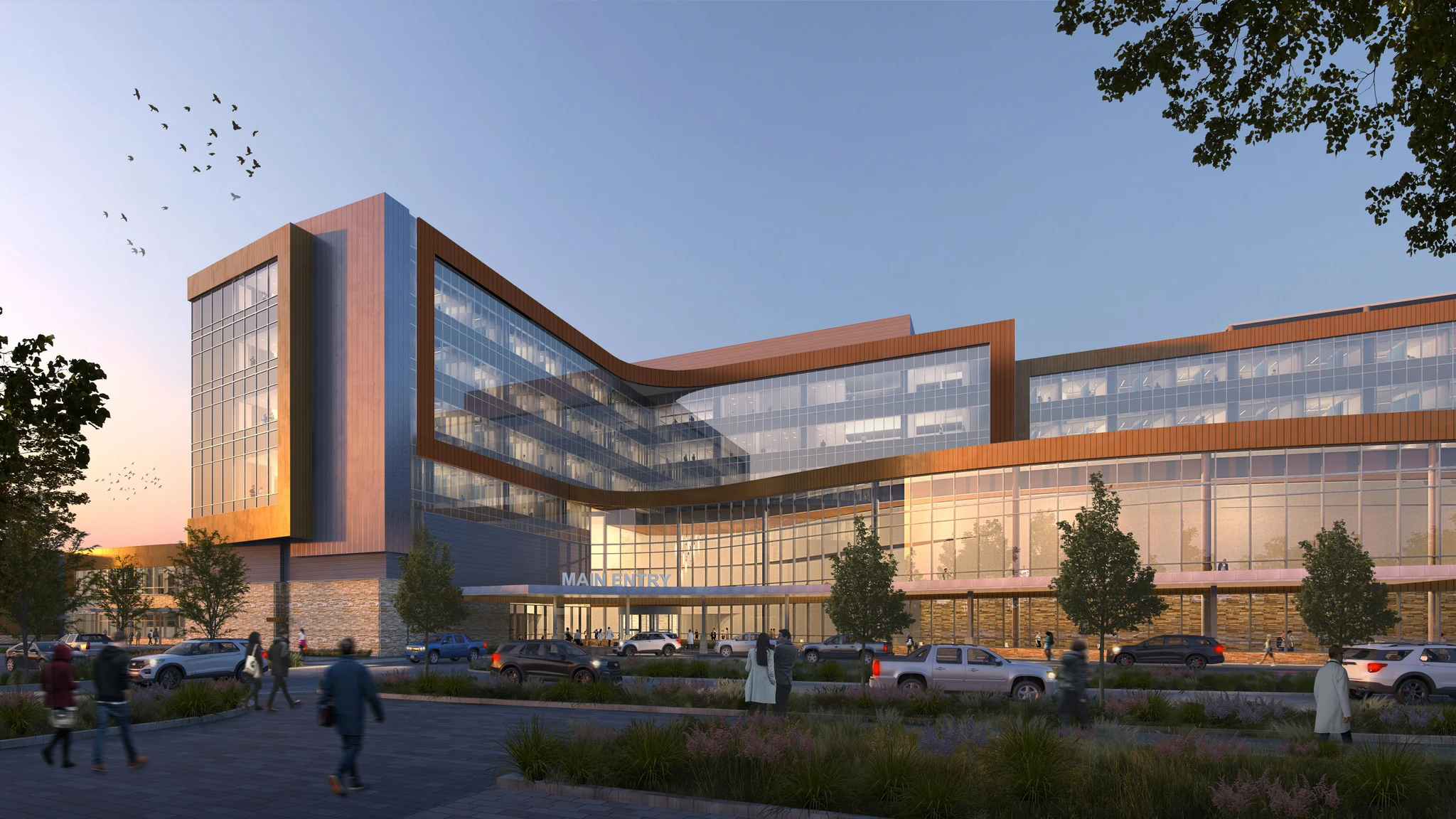 Modern building project